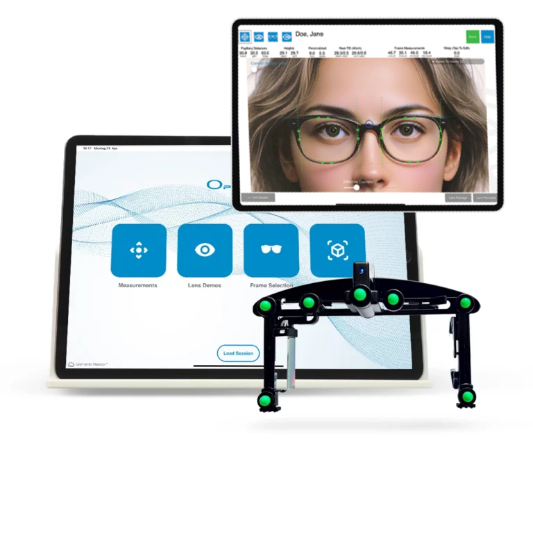 OptikamPad Pro mit LiDAR-Messung